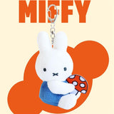 miffy flower mini backpack keychain (blue)