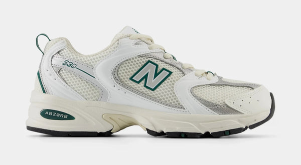 mens new balance 530 (sea salt/green)