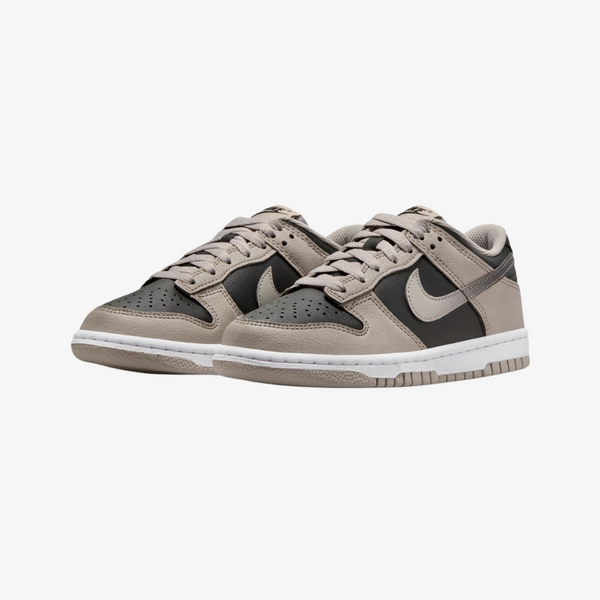 gradeschool nike dunk low (college grey/black/white)