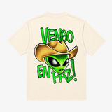 mens ridin' dirty alien s/s tee (cream)