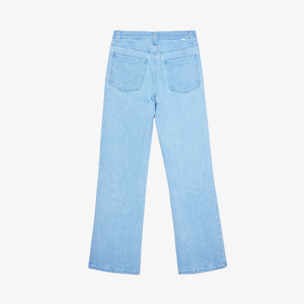 womens melody ehsani denim cowboy bootcut jeans (med wash)