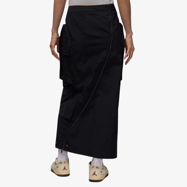 womens jordan x tela skirt (black)