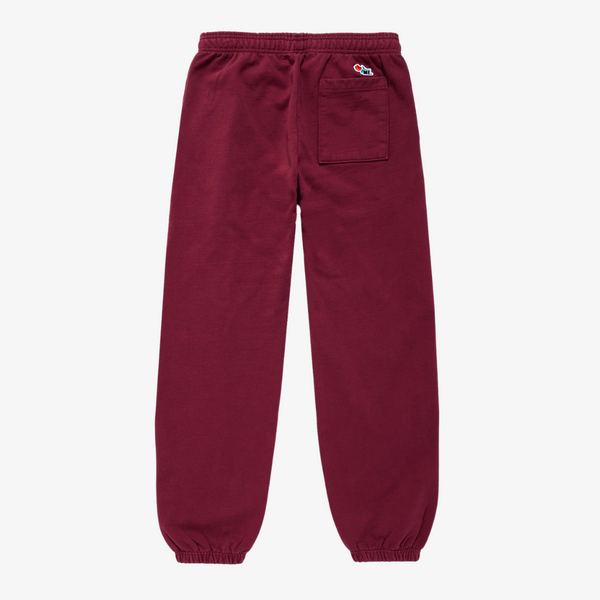 womens melody ehsani rose sweatpants (oxblood)