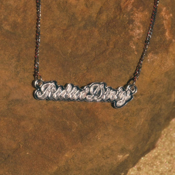 melody ehsani ridin' dirty necklace (silver)
