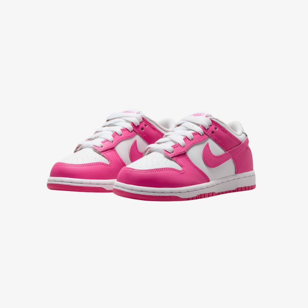 preschool nike dunk low (pink/white)