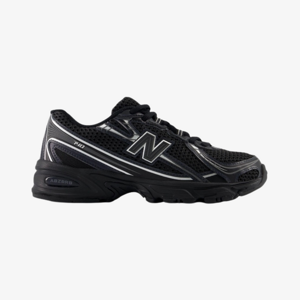 gradeschool new balance 740 (black/silver)