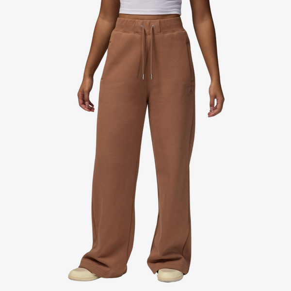 womens jordan flight fleece bottom (archaeo brown)