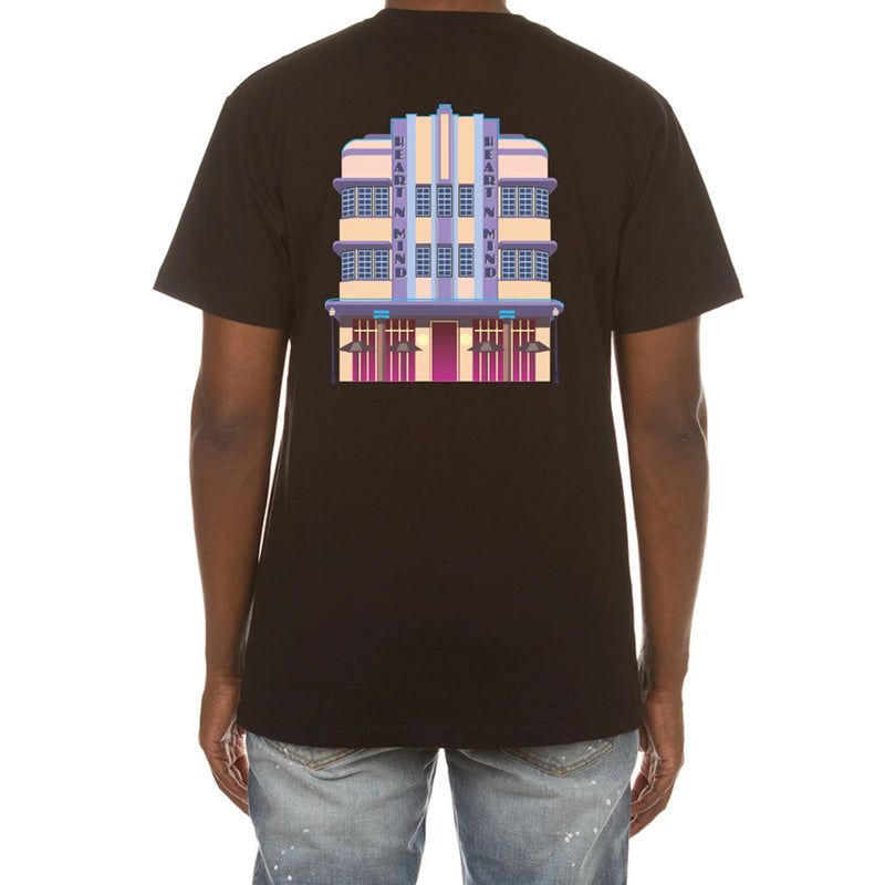 mens billionaire boys club south beach s/s tee (black)