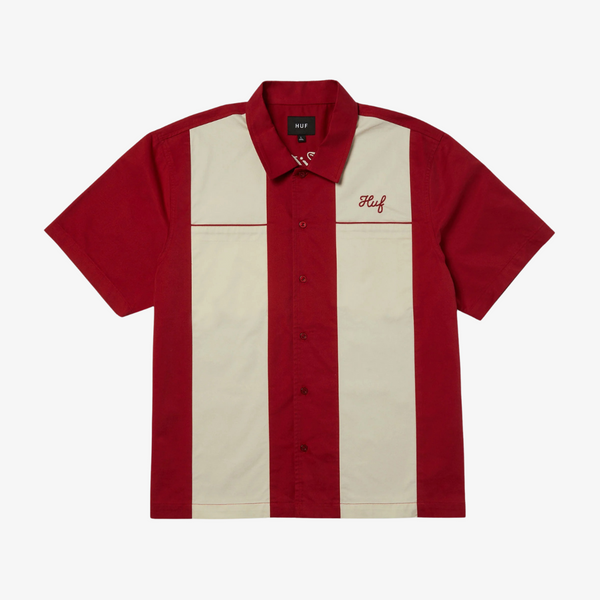 mens huf supplies & service shirt (cardinal)