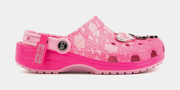 womens crocs x mattel barbie classic clog (pink)