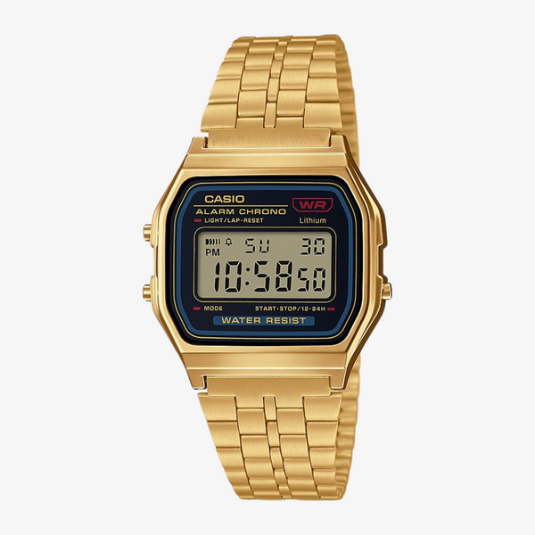 casio vintage digital watch (gold)