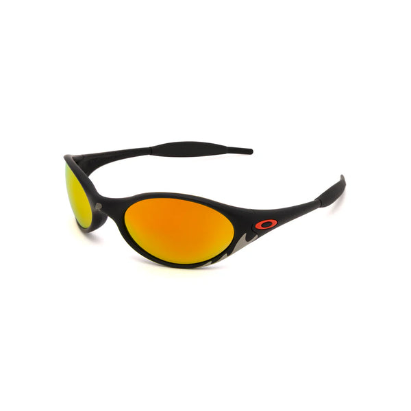 oakley x ap eye jacket sunglasses (matte black w/ prizm ruby)