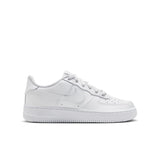 gradeschool nike air force 1 le (white)