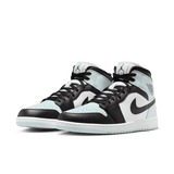 mens jordan 1 mid (black/squadron blue)