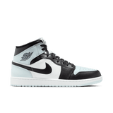 mens jordan 1 mid (black/squadron blue)