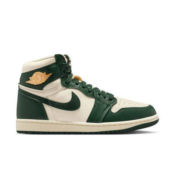 womens jordan 1 retro high og (pale ivory/pro green)