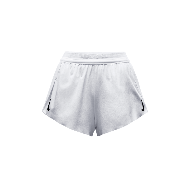 womens nike aeroswift skirt (white)