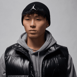 mens jordan terra beanie (black/white)