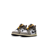 toddler jordan 1 mid se (white/oil grey)