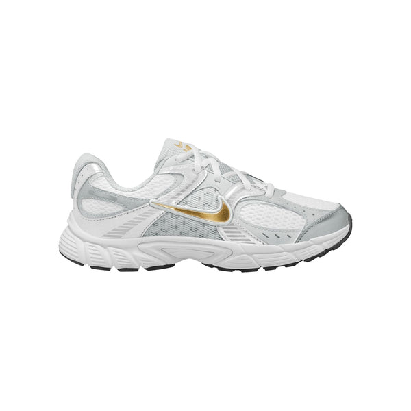 gradeschool nike v5 rnr (white/metallic gold)