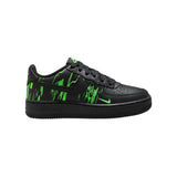 gradeschool nike air force 1 lv8 (black green strike)