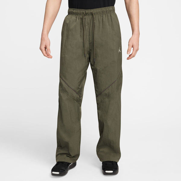 mens jordan brooklyn draft pants (medium olive/sail)