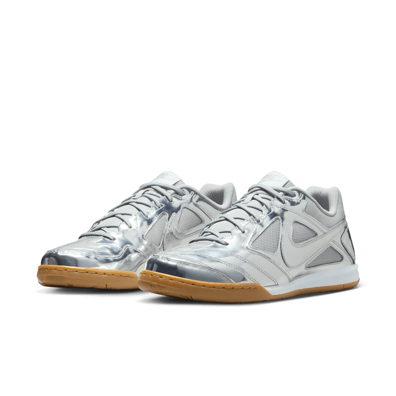 mens nike gato lv8 (metallic silver)