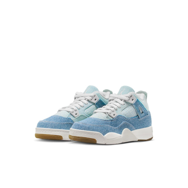 preschool jordan 4 retro tex (worn blue)