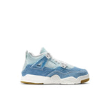 preschool jordan 4 retro tex (worn blue)