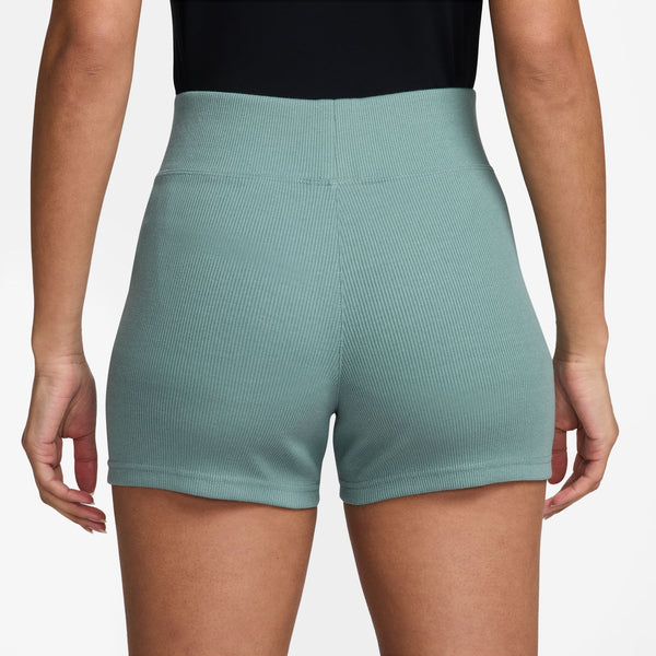 womens jordan brooklyn esssentials 4" shorts (cannon/white)