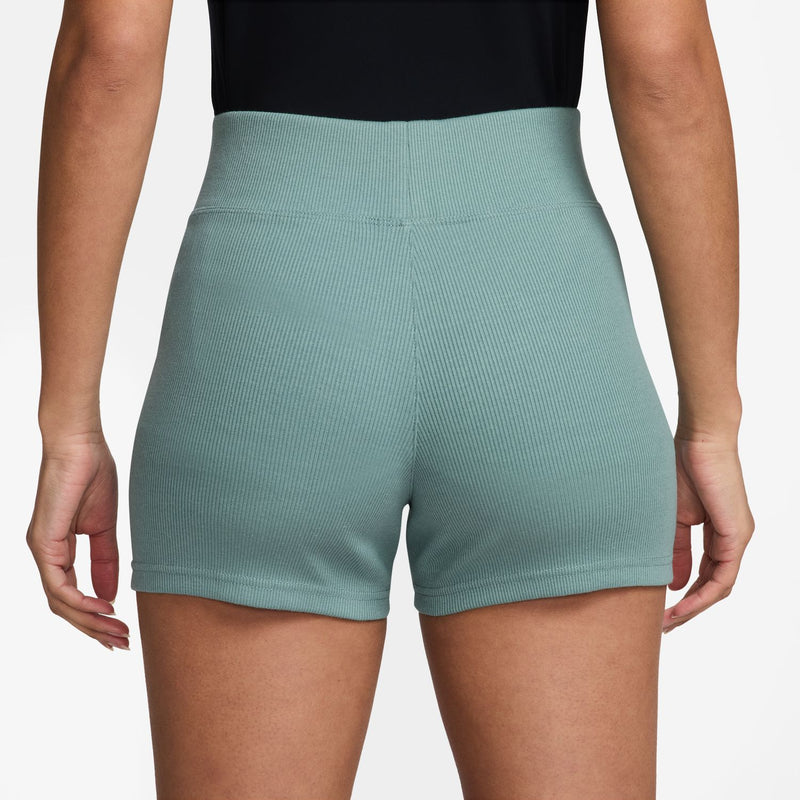 womens jordan brooklyn esssentials 4" shorts (cannon/white)