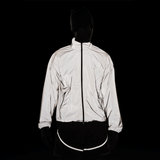 mens jordan jordan reflective draft jacket (metalic silver)