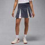 womens jordan pleated skirt (gridiron/sail)
