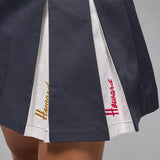 womens jordan pleated skirt (gridiron/sail)