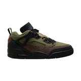 mens jordan spizike low (medium olive/university red)