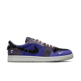 mens jordan 1 retro low og (regency purple/vapor green)