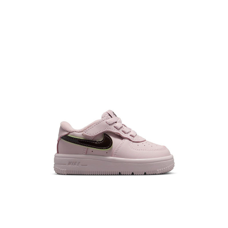 toddler nike force 1 low easyon lv8 2 (particle rose/velvet brown)