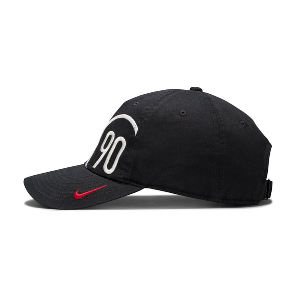 nike club woven hat (black/sail)
