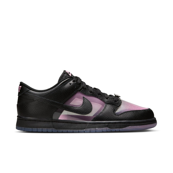 mens nike dunk low retro premium (pink rise/black)