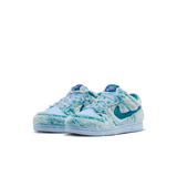 preschool nike dunk low (celestine blue/green abyss)