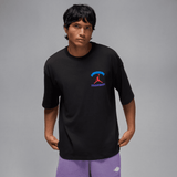 mens jordan reissue oversized s/s crew (black)