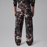 mens jordan jordan flight woven pants (black/sail)