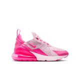 gradeschool nike air max 270 (pink foam/hyper pink)