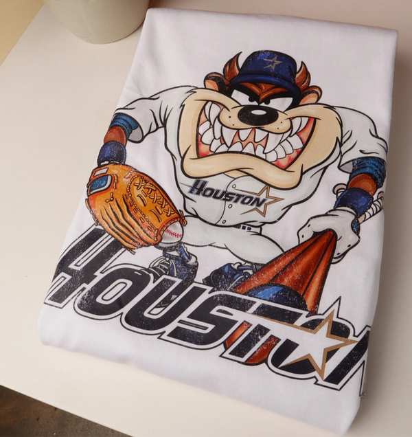 kids clutch city baseball white s/s tee (taz)