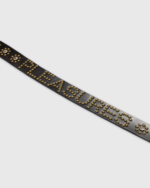 pleasures studded belt (black)