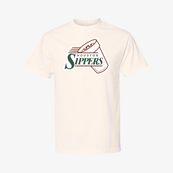 mens ridin' dirty houston sippers cup s/s tee (cream)