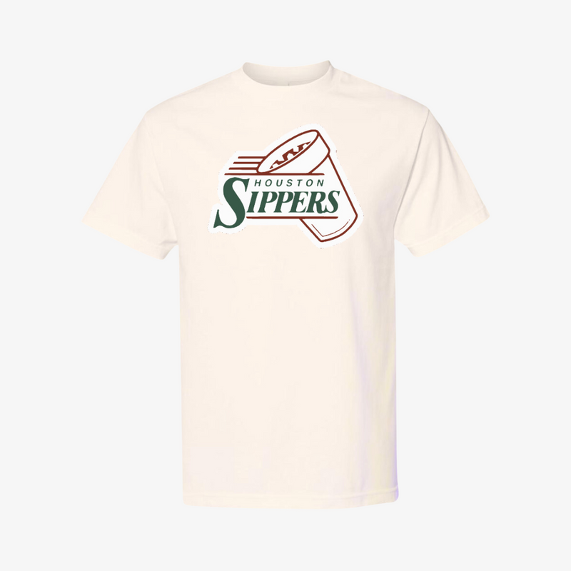 mens ridin' dirty houston sippers cup s/s tee (cream)