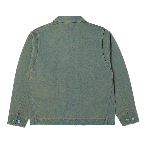 mens huf dresden denim work jacket (indigo earth)