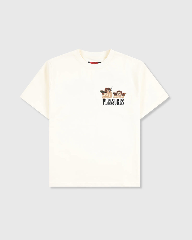 mens pleasures dynamic s/s crewneck (ecru)