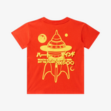 kids billionaire boys club local s/s tee (fiery red)